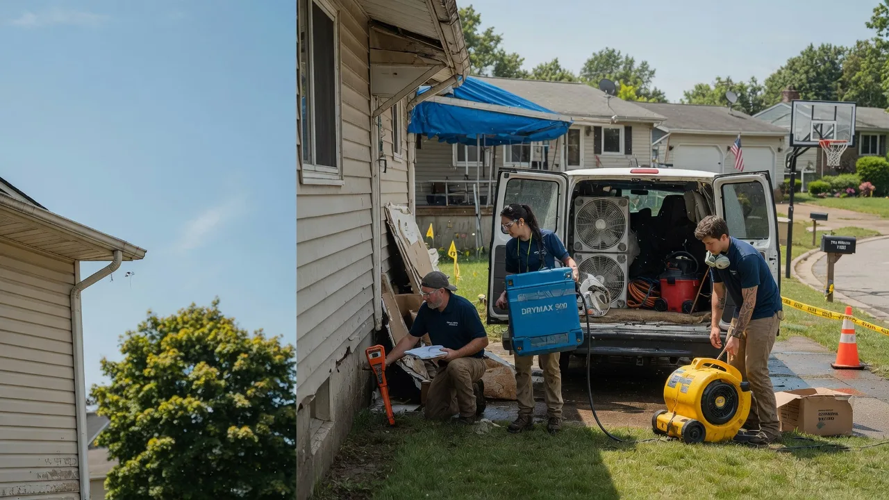 Ceiling Leak Cleanup in West Terre Haute, IN near me
